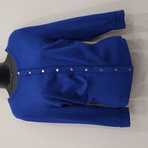 EUC royal blue cardigan